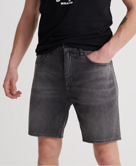Superdry Men’s 05 Conor Taper Shorts Black / Marlowe Washed Black - Size: 30