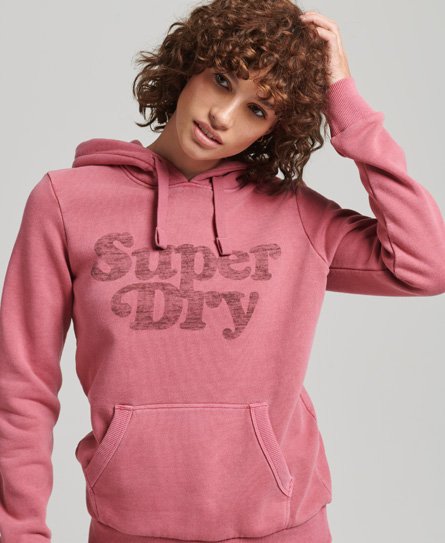 Superdry Women’s Cooper Classic Hoodie Red / Carmine Red - Size: 8