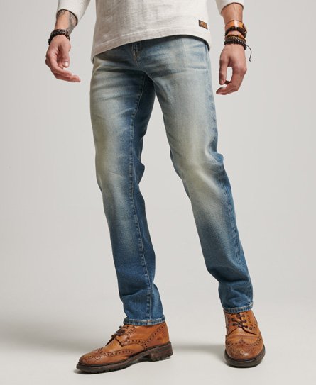 Superdry Men’s The Merchant Store - Organic Slim Jeans Light Blue / Light Blue Selvedge - Size: 32/32