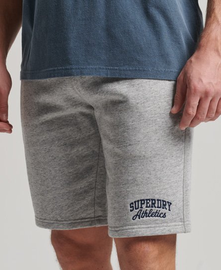 Superdry Men’s Vintage Gym Athletic Shorts Grey / Athletic Grey Marl - Size: XL