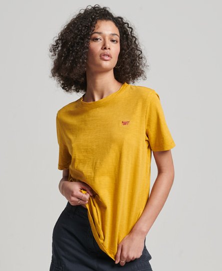 Superdry Women’s Vintage Surf T-Shirt Gold / Nugget Gold - Size: 8