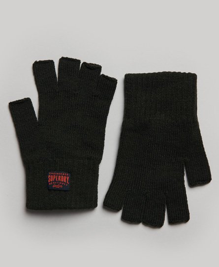 Superdry Women’s Workwear Knitted Gloves Green / Surplus Goods Olive - Size: S/M