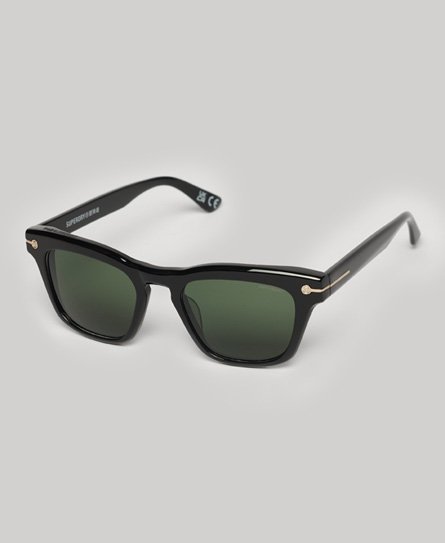Superdry Men’s Classic Brand Print SDR Stamford Sunglasses, Black