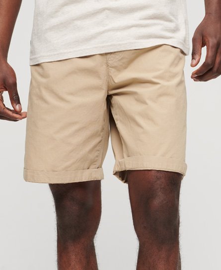 Superdry Men’s Classic Carpenter Shorts, Tan Brown, Size: 34