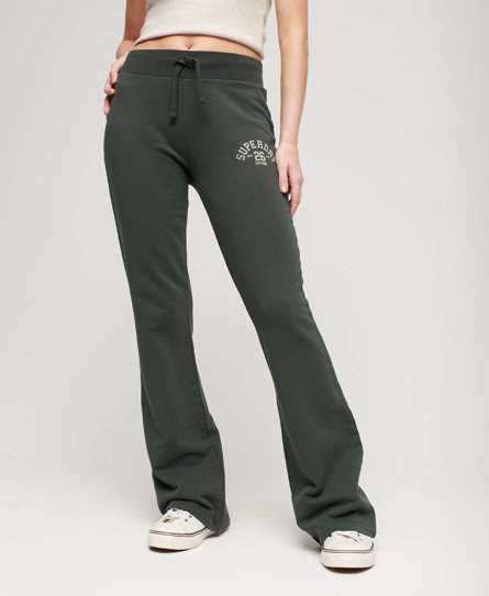 Superdry Women’s Athletic Essential Jersey Flare Joggers Black - Size: 10