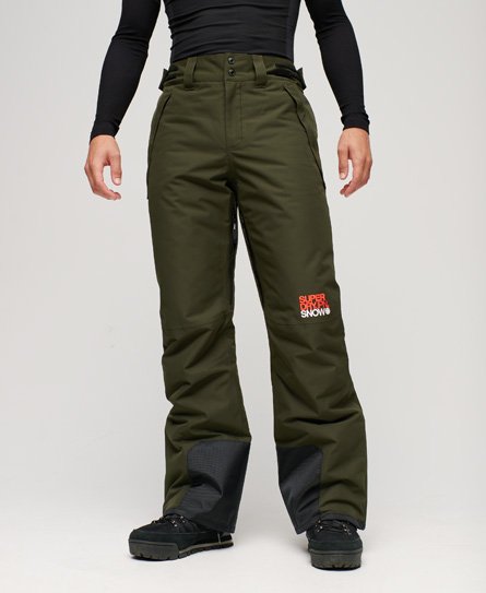 Superdry Men’s Sport Freestyle Core Ski Trousers Green / Surplus Goods Olive - Size: M