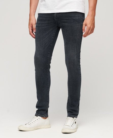 Superdry Men’s Men’s Vintage Skinny Jeans Dark Blue / Vanderbilt Ink Worn Organic - Size: 33/32