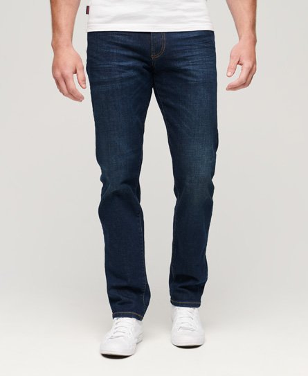 Superdry Men’s Vintage Slim Straight Jeans Blue / Rutgers Dark Ink - Size: 28/34