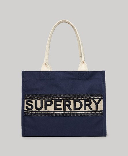 Superdry Women’s Luxe Tote Bag Navy / Truest Navy - Size: 1SIZE