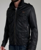 Superdry Veste en cuir Brad