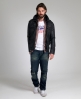Superdry Veste en cuir Brad