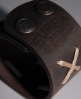 Superdry Leather Weave cuff