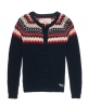 Superdry Cotton Fairisle Cardigan