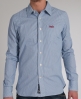Superdry Chemise habillée Premium bleue