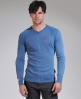 Superdry Pull vintage col en V