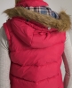 Superdry Leichte Weste mit Fellkapuze