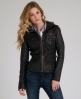 Superdry Veste en cuir Ramona Check