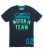 NAVY/FLURO TURQUOISE Superdry Red Star T-shirt