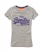 CHINÉ GRIS/POLO PURPLE Superdry T-shirt marquage Vintage