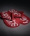 RED/WHITE Superdry GT flip flop