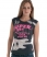 ACID BLACK Superdry Low Slung Punk T-shirt