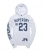WHITE Superdry Coaching Big 23 Hoodie