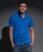 BRIGHT BLUE Superdry Summer Pique polo