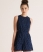 navy stitch dot