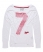 OPTIC WHITE Superdry Burnout Stripe T-shirt