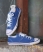 runner blue/yellow sole