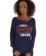 HURRICANE NAVY Superdry Ticket Burnout T-shirt