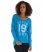 CERAMIC BLUE MARL Superdry Number Burnout T-shirt