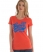 FLURO RED Superdry Warrior T-shirt