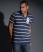 FRENCH NAVY/GOLD Superdry Dbl Blklbl Stripe polo