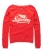 POPPY RED Superdry Icarus Slouch Crew