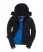 BLACK/TURQUOISE/TURQUOISE Superdry Hooded Polar Windcheater