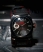 black/red leather