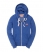 YALE BLUE MARL/FLURO ORANGE Superdry Orange Label Zip Hoodie