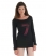 BLACK Superdry Slouch Sheer Top
