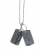 RAW SILVER Superdry Mandarin Dog Tag