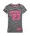 dark marl/fluro pink