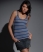 INDIGO/SOLID GREY STRIPE Superdry Sloppy Tank top