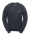 MIDNIGHT MARL/ORANGE Superdry Vintage Crew Jumper
