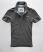 CHARCOAL/PARAFIN EMB Superdry Polo classique maille piquée
