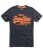 navy marl/fluro orange
