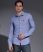micro carreau bloc bleu myosotis Superdry Chemise Premium