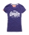 polo purple Superdry Vintage T-Shirt