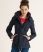 french navy/bright red