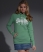 SOFT GREEN/WHITE Superdry Vintage Logo hood