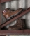 cognac suede